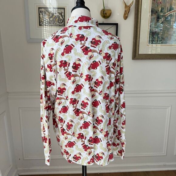 Vintage Cornerstone Santa Christmas List Turtleneck XL - Picture 5 of 6
